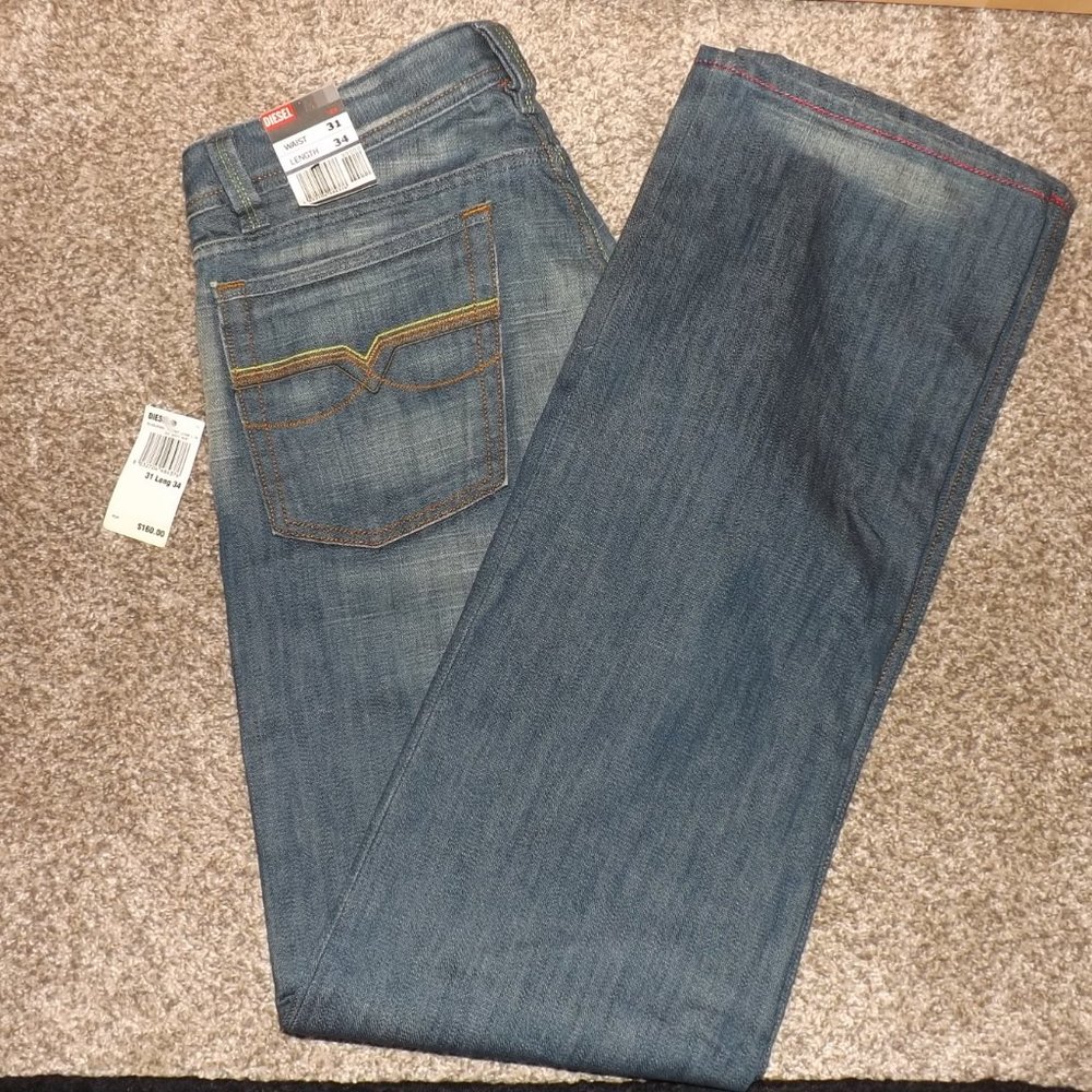 Diesel Straight Leg Jeans - 31 Long 34